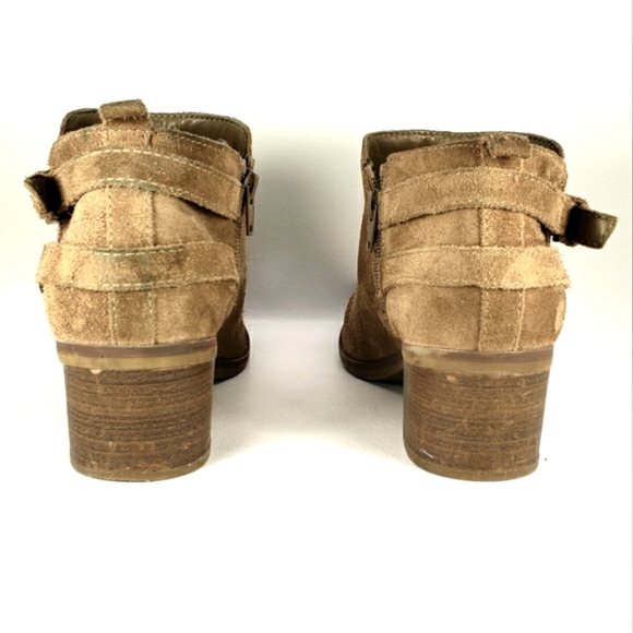 Sonoma Sonya Taupe Suede, Western Style, Heeled Bootie. Women's Size 7.5M - Picture 7 of 11